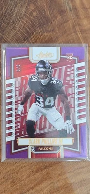 2023 Panini Absolute Hobby Clark Phillips #'d/5 Purple Refractor Rookie RC  - Image 1 of 2