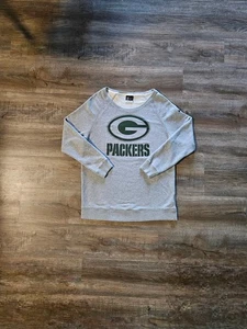 NFL Green Bay Packers Größe Medium Damen grau Wideneck Rundhals Pullover - Bild 1 von 7