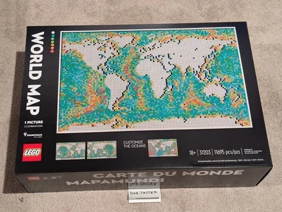 LEGO World Map - 31203 - 2021 - NIB - Art Geography - Image 1 of 4