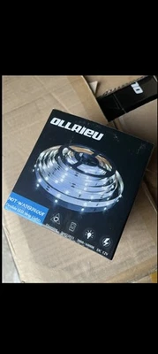 ollrieu 50ft White LED Strip Lights,12V Dimmable Tape Lighting with Infrared ... - Image 1 of 2