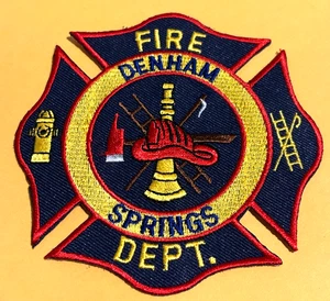 Patch vigili del fuoco Denham Springs Louisiana mai usata - Foto 1 di 2