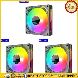 120mm Case Fan Cooler 5V 3Pin ARGB 12V 4PIN PWM Chassis Fan (Black Reversed) - Bild 1 von 9