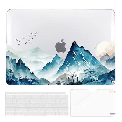 For MacBook Air 13" M4 A3240 M3 A3113 M2 A2681 Crystal Case+Keyboard Cover+LCD - Image 1 of 4