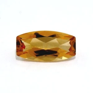 NATURAL MADEIRA CITRINE 10 x 5 MM CUSHION CUT FROM BRAZIL F-4903 - Picture 1 of 1