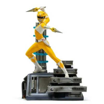 POWER RANGERS BDS Art Scale 1/10 Statua Yellow Ranger 19 cm by IRON STUDIOS - Immagine 1 di 4