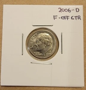 2006 D Roosevelt Dime Struck Off Center United States ERROR Coin - Picture 1 of 3