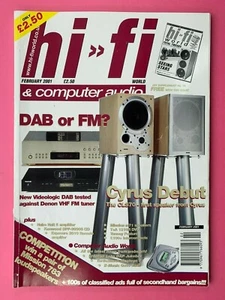 Revista Hi-Fi WORLD - Febrero 2001 - DENON PMA-355UK - EXPOSURE 2010 TITANIUM - Bild 1 von 4