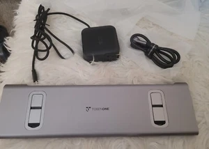 TOBENONE UDS041W 16 In 1 USB-C Triple/Dual 4K Monitor Docking Station New No Box - Picture 1 of 3