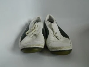 Mens Puma White & Green sneakers VFG-0508 Size 12 - Picture 1 of 8