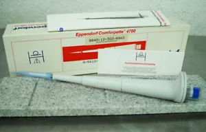 Pipeta Eppendorf Comforpette 4700 200 μl NUEVO EMBALAJE ORIGINAL pipeta de un solo canal pipeta de laboratorio - Imagen 1 de 7