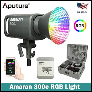 Aputure Amaran 300c RGBWW LED Video Light 300W for Filmmaking Studio Photography - Picture 1 of 12