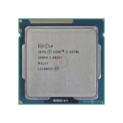 Intel Core i5 3570K Quad-Core 3.4-3.8 GHz LGA1155 Unlocked Processor CPU - Image 1 of 1