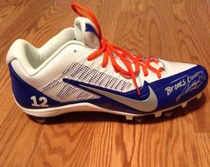 PAXTON LYNCH Signed Cleat Autographed INSCRIBED BRONCOS COUNTRY JSA COA - Picture 1 of 5