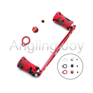 Manija de carrete de pesca de aleación de aluminio 102 mm perilla EVA CAMO para Daiwa Abu Garcia - Imagen 1 de 23