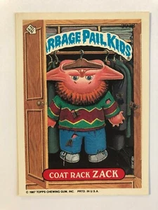Topps 1987 Garbage Pail Kids Trading Card # 303b Coat Rack Zack - Picture 1 of 2