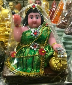 LOVE NANG KWAK DINERO TAILANDÉS AMULETO AYUDA RICA DAMA TALISMÁN BUDA VERDE - Imagen 1 de 9