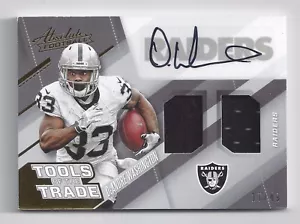 2017 Absolute Tools of the Trade #47 Deandre Washington Double Relic Auto 17/49 - Picture 1 of 2