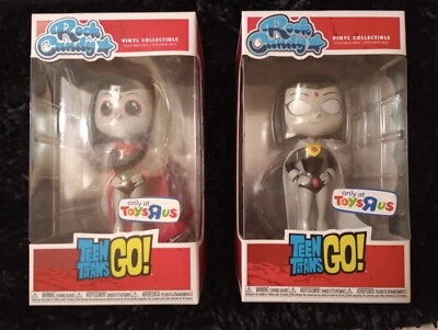 Lote de 2 Toys R Us Funko Rock Candy DC Teen Titans Go! Raven & Raven - sin abrir  Foto 1 de 4