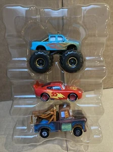 DISNEY CARS DIECAST - Paquete de 3 On the Road con Ivy Lightning Mater - Poste combinado - Imagen 1 de 3