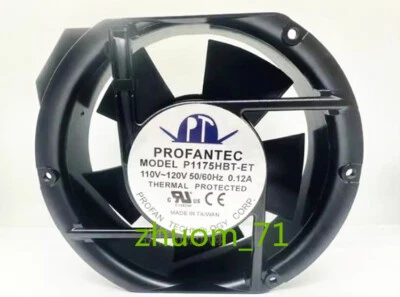 1PC PROFANTEC P1175HBT-ET 110-120V 0.12A 172*50MM AC COOLING FAN - Image 1 of 3
