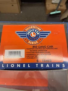 Lionel 6-18465 O Gauge Postwar Celebration Series Operating Gang Car #50 NIB • - Picture 1 of 2
