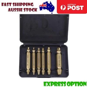 6 piezas Removedor de tornillos dañado perno roto de titanio brocas de taladro reversibles de perno - Imagen 1 de 1