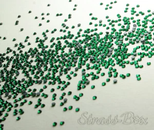 Hotfix EMERALD SS06 AAA Stückzahl wählbar zum Aufbügeln grün Glitzer Profi - Picture 1 of 18
