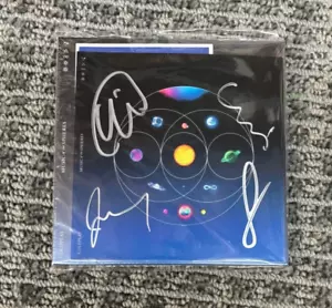 COLDPLAY Music of the Spheres CD with Autographed SIGNED Insert - SEALED - Picture 1 of 1