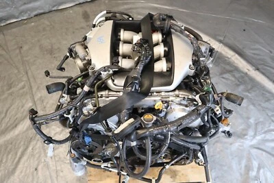 Nissan GT-R R35 GTR 2010 3,8 L OEM motor turbo bloque largo 85.706 millas #1654 Foto 1 de 4
