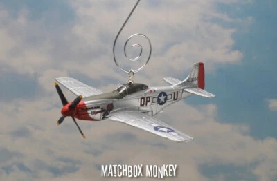 Blondie P-51D Mustang Christmas Ornament USA WWII Ace Pilot Adorno - Image 1 of 4