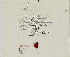 1827 Lettre à d'OSMOND, gestion fermier Comte De PERIGORD, dégats de la tempête