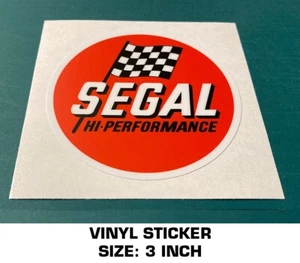 SEGAL HI-PERFORMANCE AUTOMOTIVE PRODUCT DECAL STICKER - VINTAGE RACING - NHRA - Picture 1 of 2