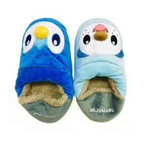 Pokemon Plüsch Zimmer Schuhe Oshawott Piplup Lady Slipper / 23-25cm blau weiß  - Bild 1 von 14