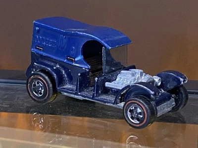 1969 Hot Wheels Redline Paddy Wagon in USA Blue Enamel POLICE Toy RL HOT ROD - Image 1 of 4