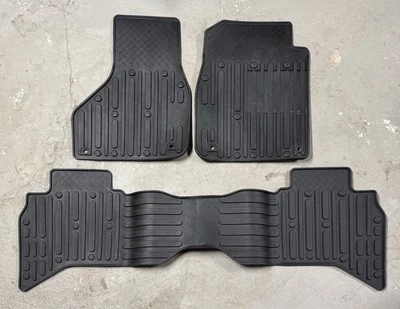 2013-2019 Dodge Ram Quad Cab OEM Mopar All-Weather Slush Floor Mats Set - Image 1 of 4