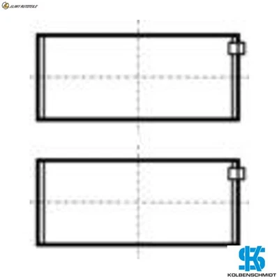PLEUELLAGERSATZ 77694620 FÜR D7A-T/TA/BTA D7C-TA/BTA TD720VE-PP 7.1L 6cyl - Image 1 of 4