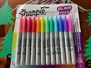 Sharpie Glam Pop - 12 ct - Fein. Permanentmarker - Bild 1 von 1