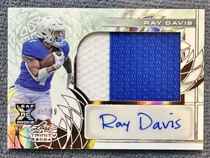 2024 Leaf Trinity Ray Davis RPA XRC Patch Auto /99 #PA-RD1 - Bild 1 von 5