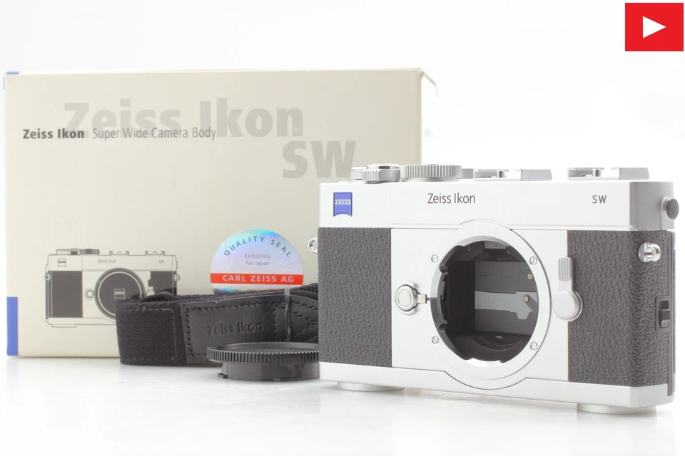 【Casi COMO NUEVO en CAJA】 Cámara fotográfica Zeiss Ikon SW plateada súper ancha de JAPÓN Foto 1 de 4