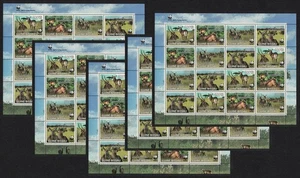 Guinea-Bissau WWF Defassa Waterbuck 5 Sheetlets of 4 sets 2008 MNH MI#3919-3922 - Picture 1 of 1