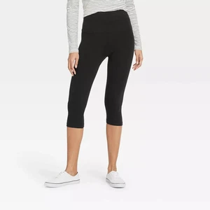 Neu mit Etikett: Damen mittelhohe Capri-Leggings – Wild Fable™ schwarz XS - Bild 1 von 2