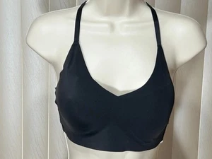True & Co Pullover Wireless Bralette S T Back Lace Detail Bra Black 16867 - Picture 1 of 8