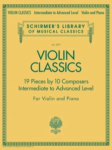 Violin Classics Classical Sheet Music Intermediate to Advanced G Schirmer Book - Picture 1 of 1