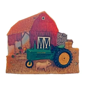 Porta tovaglioli John Deere - silo trattore fienile fattoria maiali e galli scena fattoria K - Foto 1 di 7