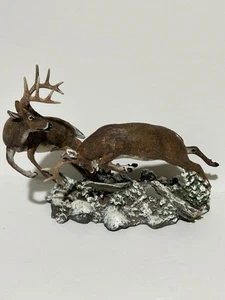 The Challenge Danbury Mint Whitetails Deer von James Stafford - Bild 1 von 5