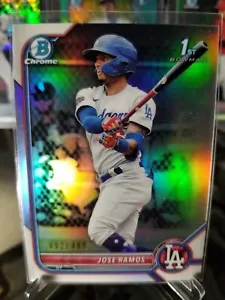 2022 Bowman Chrome Prospects Silver Refractor /499 Jose Ramos #BCP-129 SP RC  - Picture 1 of 2