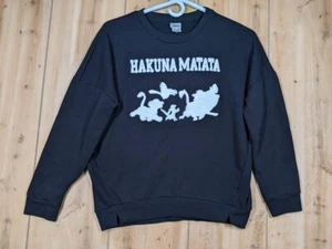 Disney Sweatshirt Kids Youth Pullover Hakuna Matata Lion King Size Sm *Flaw - Picture 1 of 10