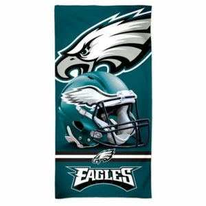PHILADELPHIA EAGLES SPECTRA BEACH TOWEL 30"X60" COTTON PLUSH NFL LICENSED - Picture 1 of 1
