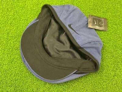 NEW Vintage 90's Nike Golf Blue Newsboy Cabbie Hat Cap Swoosh Y2K Tiger Jordan M - Image 1 of 4