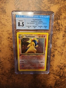CGC 8.5 (psa) Pokémon TCG Typhlosion Neo Genesis 17 Holo 1. Edition Holo Rare  - Bild 1 von 10